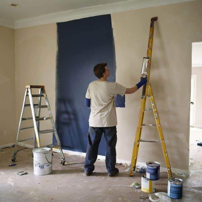 Prep Room for Painting Supplies