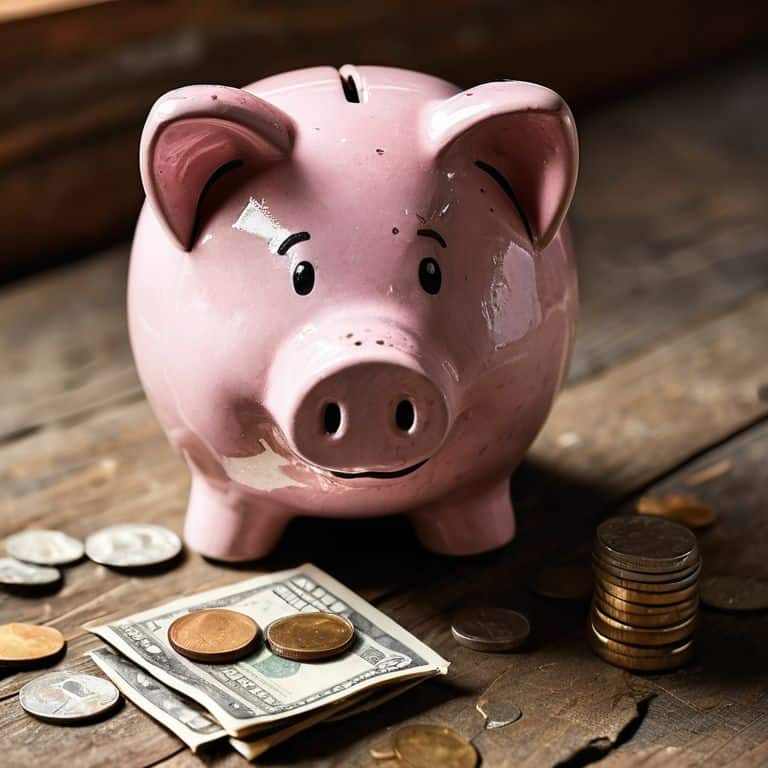 No-Spend Challenge Piggy Bank Tips