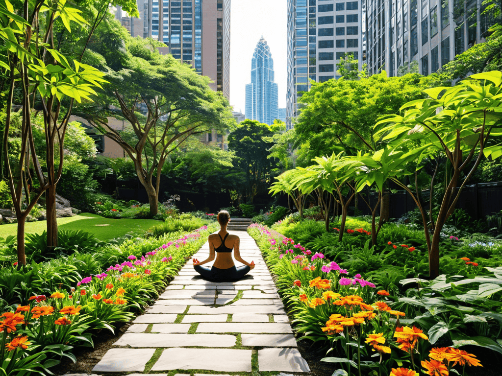 Urban Oasis Lifestyle serene city escape