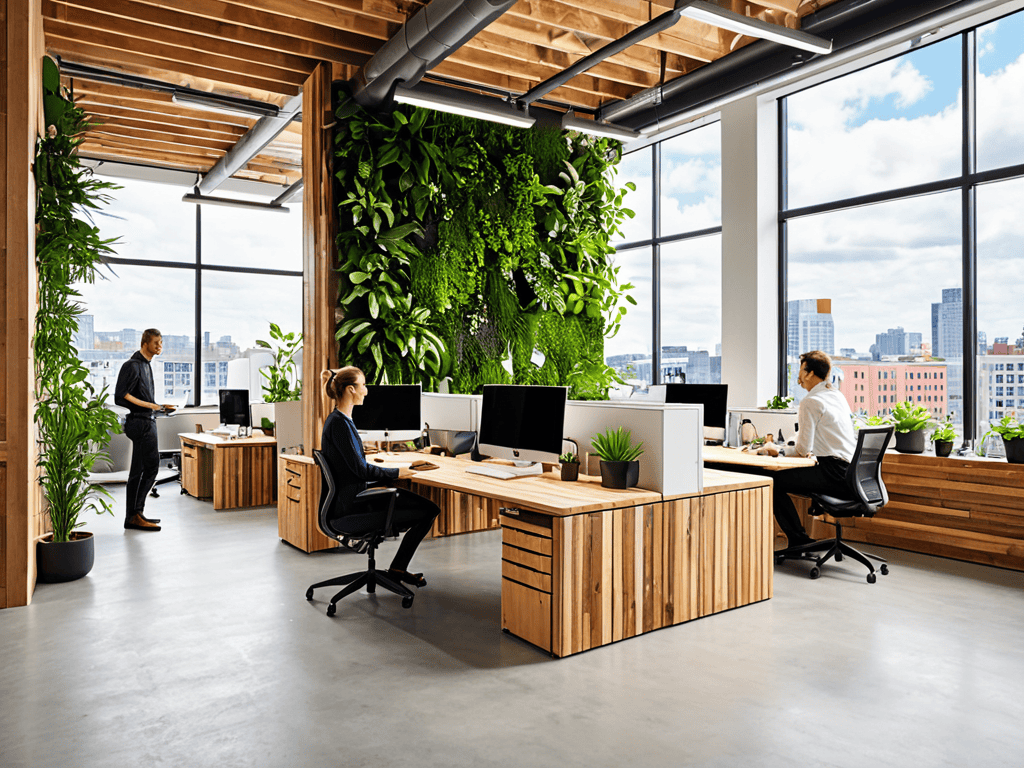 Eco Friendly Office Design concept