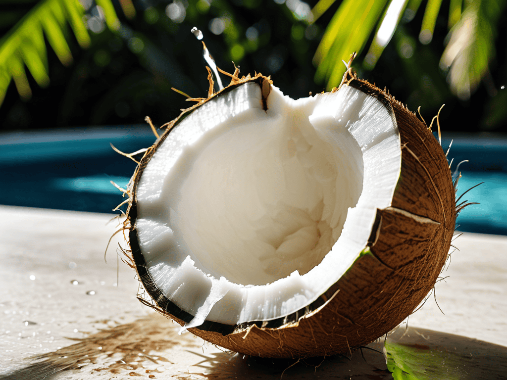 Opening Coconut at Home naturally
