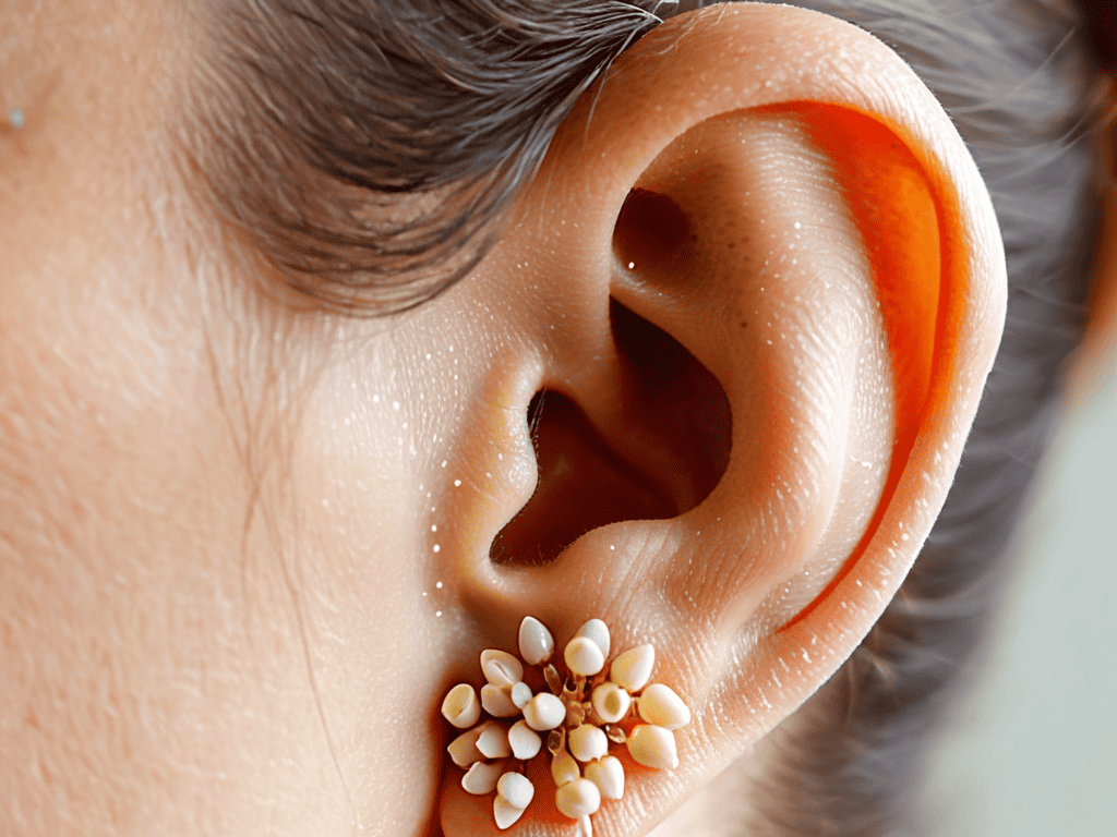 Ear Seeds Auriculotherapy for anxiety relief
