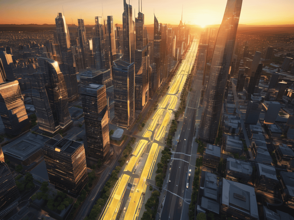 Smart City Planning concept