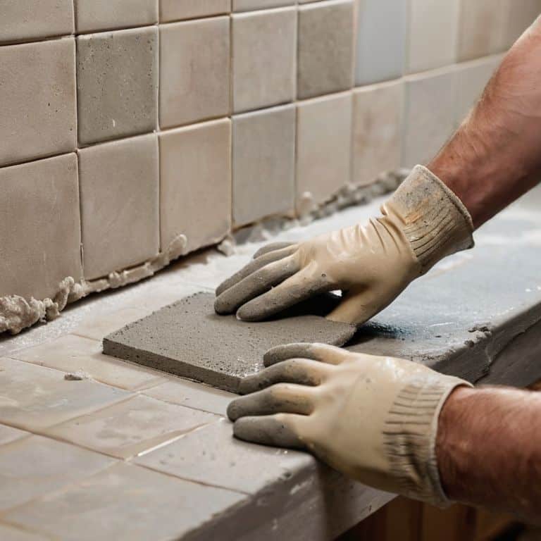 How to grout tile tutorial