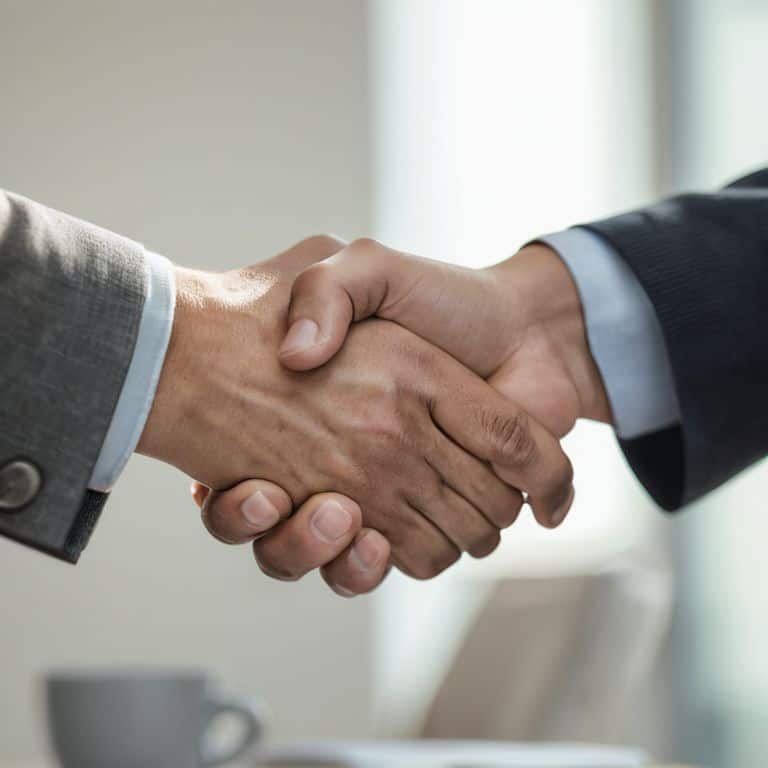 Confident handshake guide