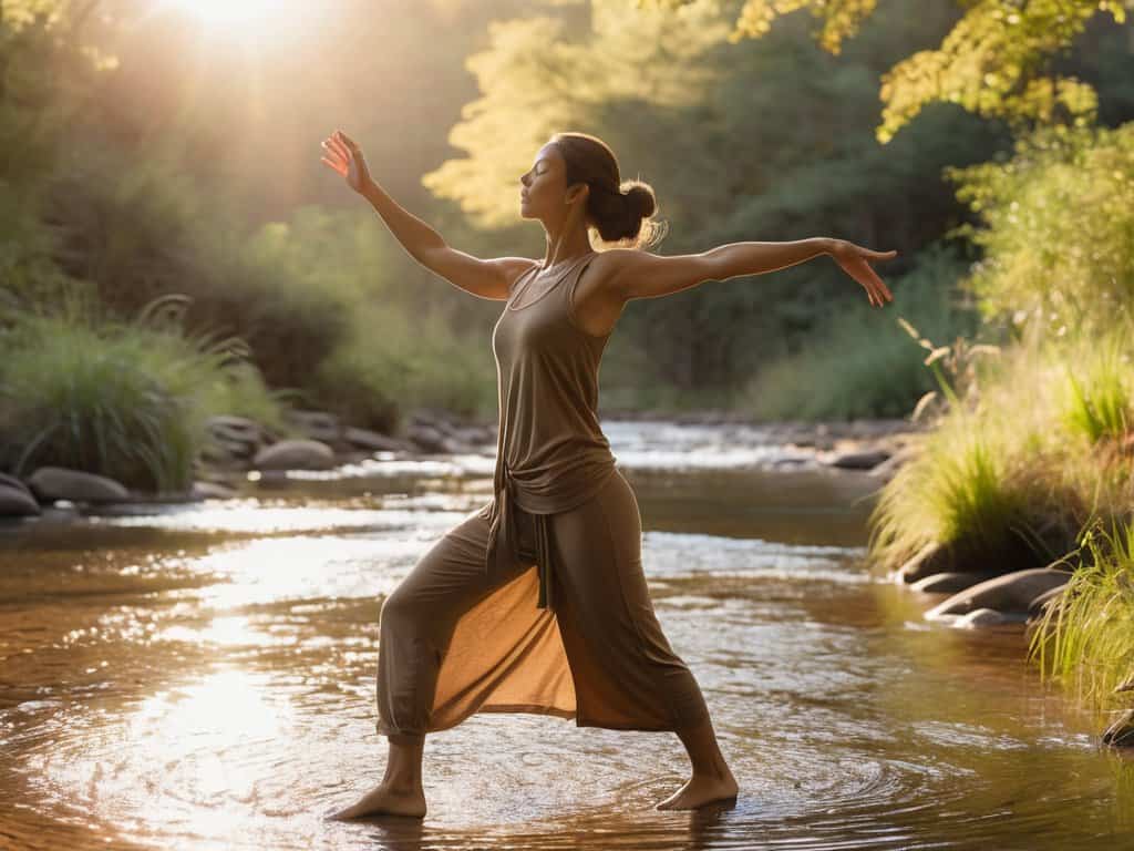 Intuitive movement vs traditional exercise outdoors
