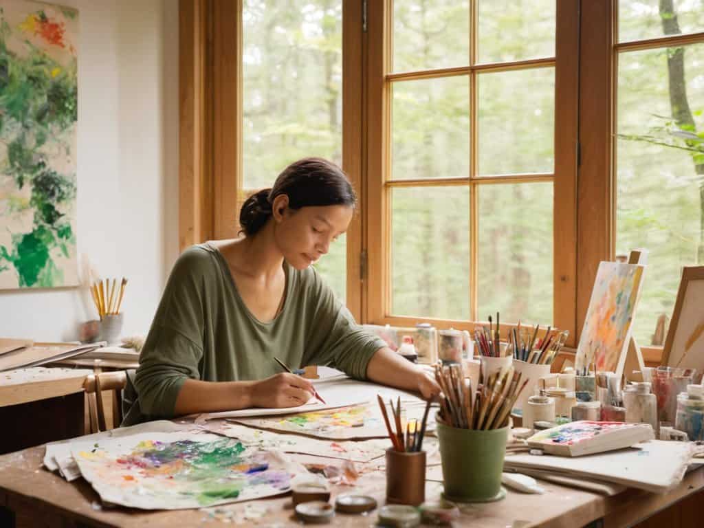 Overcoming creative constipation through art