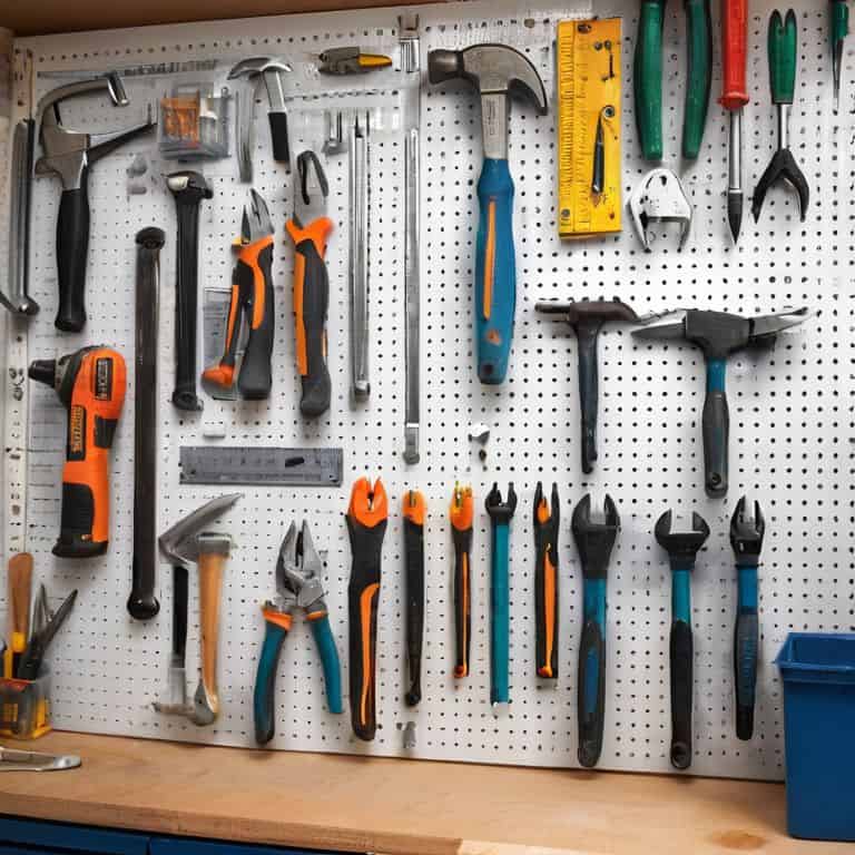 Pegboard tool organization guide