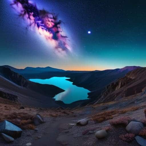 Astro-landscape blending tech in night photography.