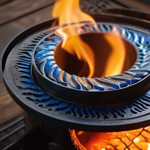 Optimizing rocket stove airflow for clean burn.