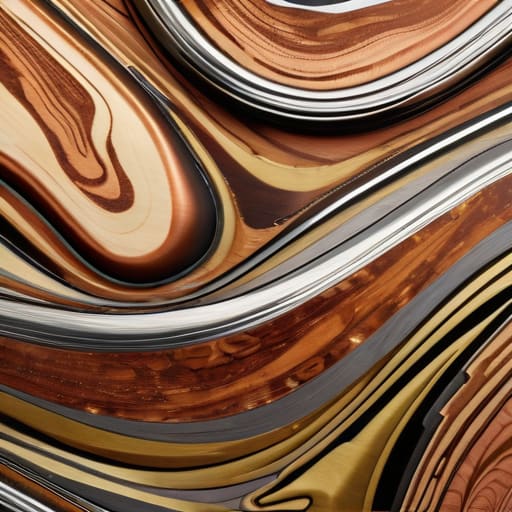 Mokume-Gane metal patterns: The Final Fusion.