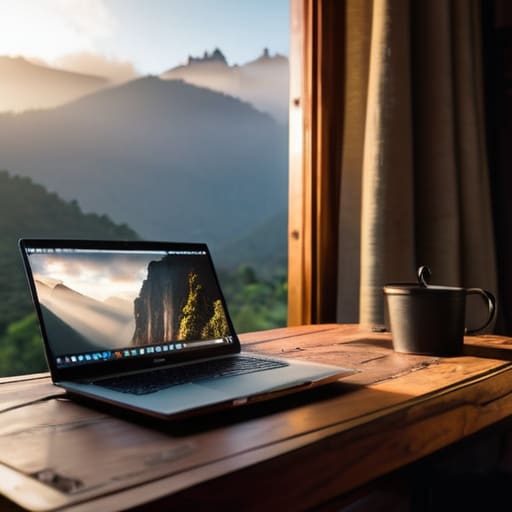 Asynchronous remote work traveling in shadows.